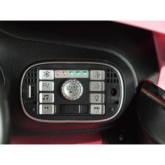 Volkswagen Beetle Dune s 2.4G DO, FM rádio, bluetooth a čalouněná sedačka, růžové lakování